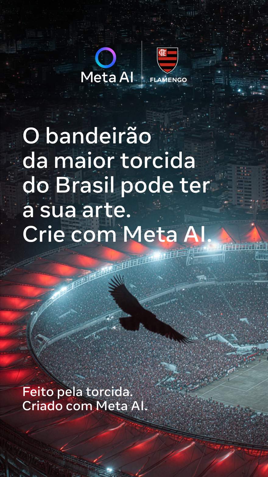 Convite via WhatsApp: o bandeirão da maior torcida do Brasil pode ter a sua arte